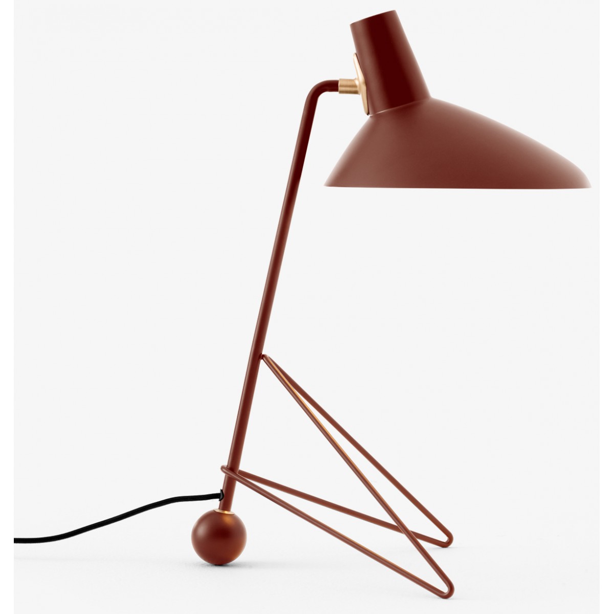 maroon Tripod table lamp - HM9 &tradition