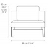 E300 - 1 cushion included - Embrace sofa