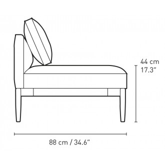 E300 - 1 cushion included - Embrace sofa