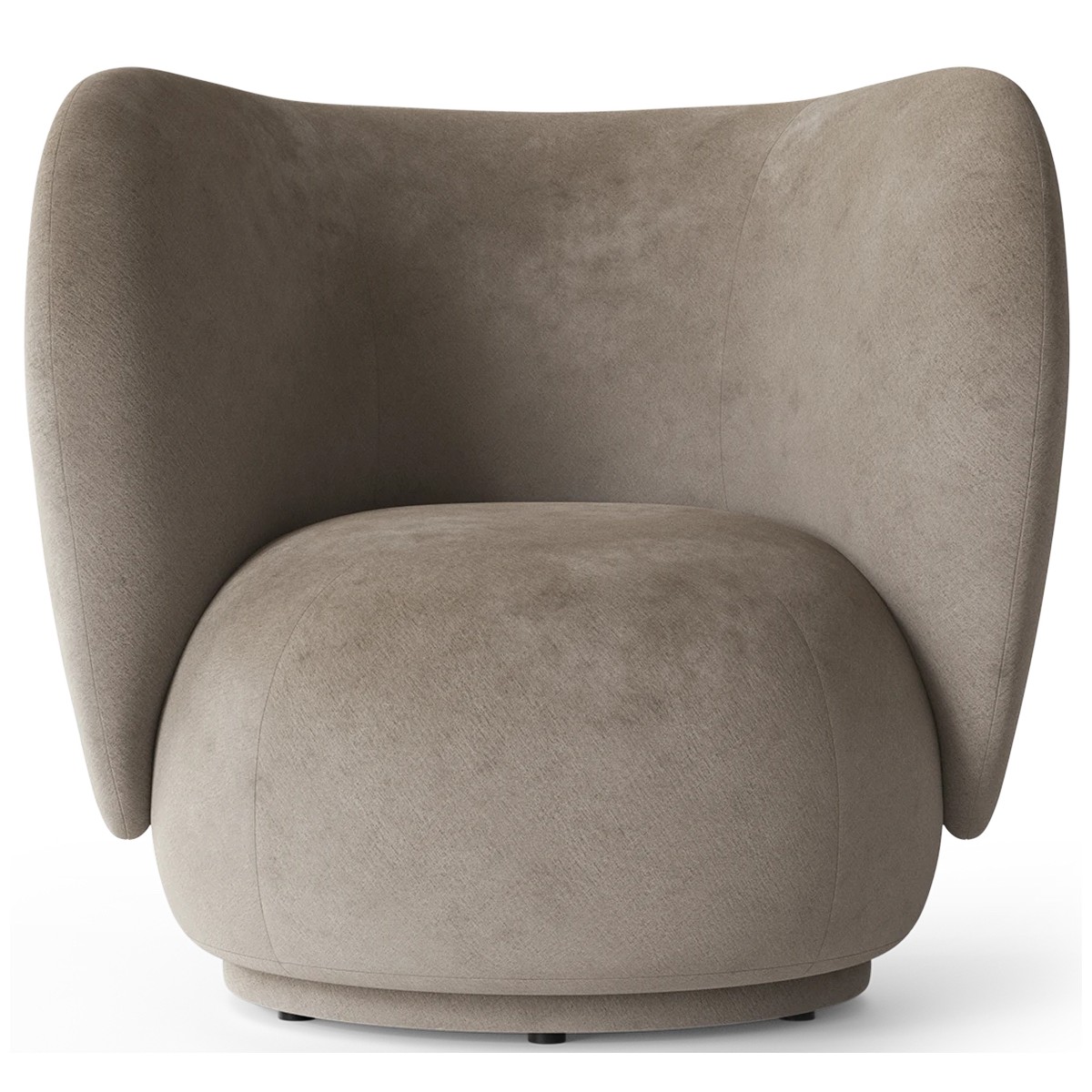 Rico lounge chair – Faded Velvet 26 Beige