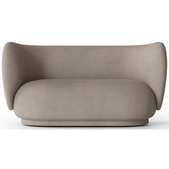 Canapé 2 places Rico – Brushed Warm grey