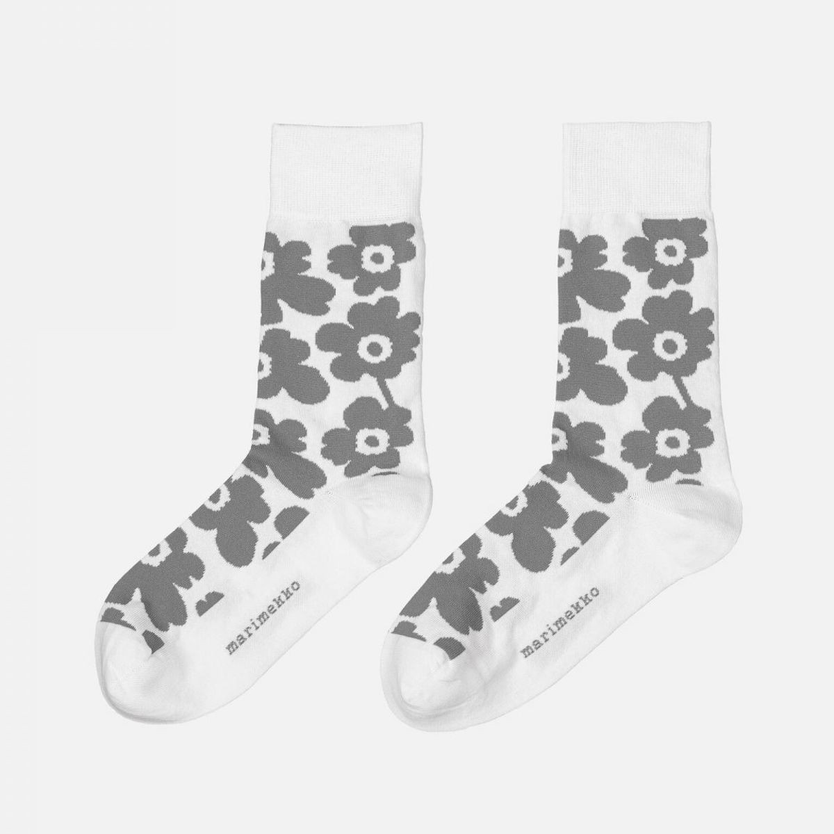 Kirmailla Unikko - 199 grey - Marimekko socks