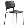 black oak + black legs - Soft Edge 40 chair