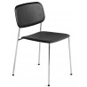 black oak + chromed legs - Soft Edge 40 chair