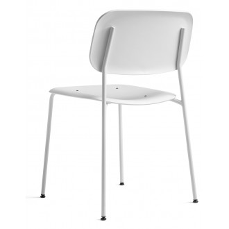 blanc + pieds blancs - chaise polypropylene Soft Edge 45