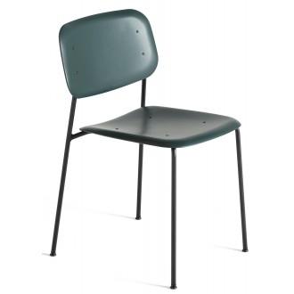 hunter + black legs - Soft Edge 45 polypropylene chair