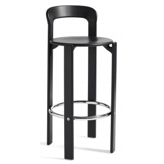 Deep black - REY bar stool