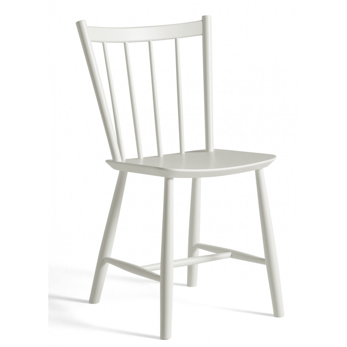 Hêtre teinté blanc - chaise J41