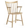 matt lacquered oak - J42 chair