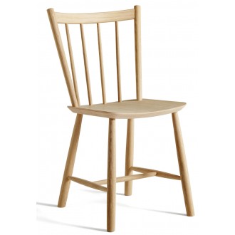 matt lacquered oak - J41 chair