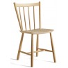 matt lacquered oak - J41 chair