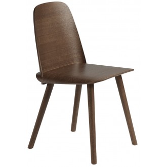 stained dark brown - Nerd chair