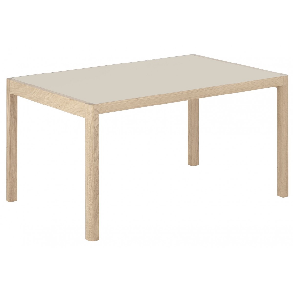140 x 92 cm – warm grey linoleum tabletop – Workshop Table