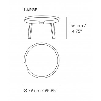 white - Large Around Table