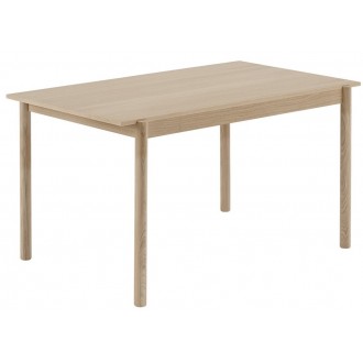 140 x 90cm oak - Linear dining table