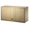Cabinet flip door - oak - W78xD30xH42 cm