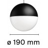 sphère blanche - variateur standard - String Light