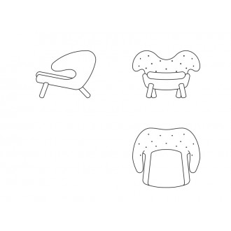 Pelican Chair with Buttons