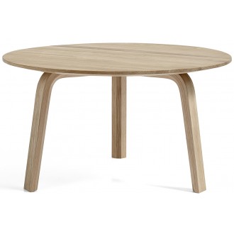 matt lacquered oak - Ø60xH32cm - Bella coffee table