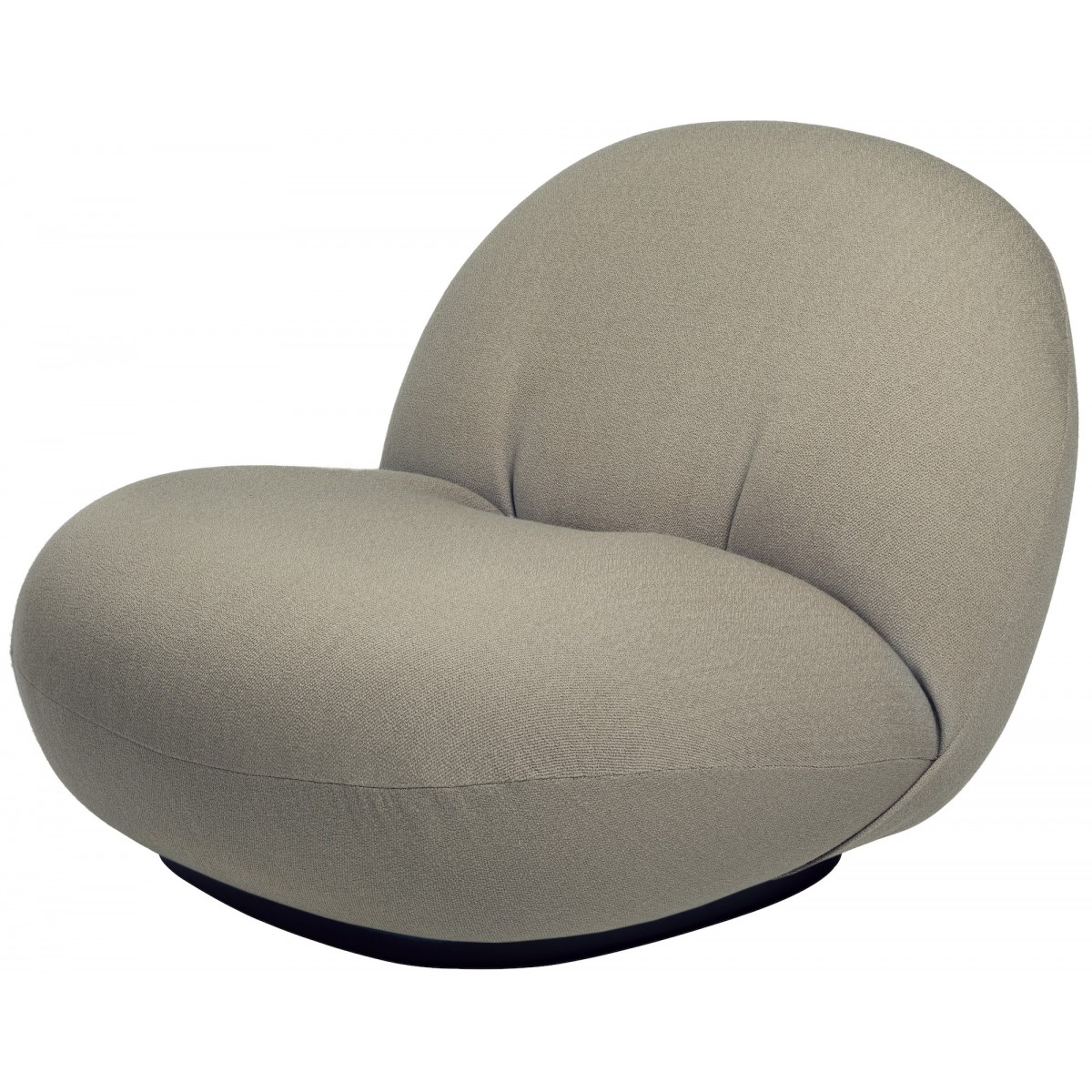 Vidar 222, fixed black base – Pacha lounge chair