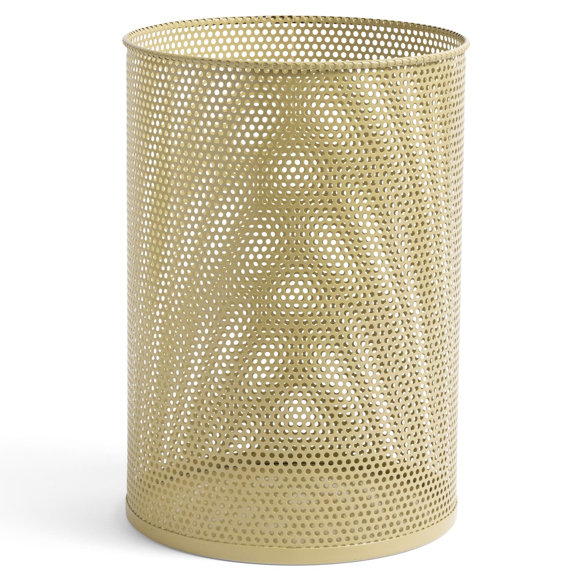 EPUISE - H44 x Ø30,5 cm - Dusty Yellow - Perforated Bin L