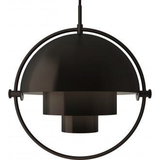 black brass/black brass - Multi-Lite pendant Ø36 cm (lampshade 32cm)