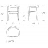 upholstered seat - PP503
