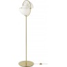 white semi matt / brass - Multi-Lite floor lamp