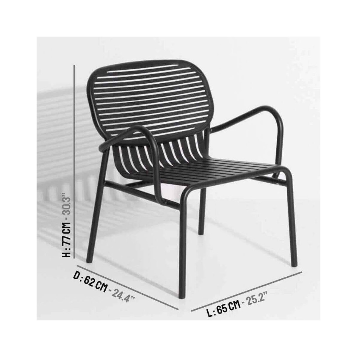 Black - Week-End Lounge Chair