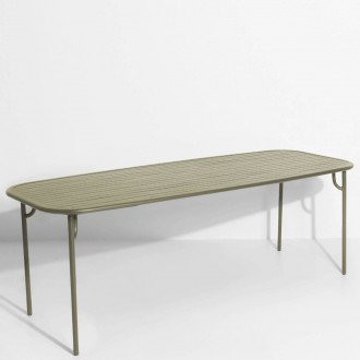 Vert Jade - Table Week-End  220 x 85 x H75 cm
