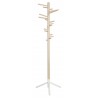 natural lacquered birch + white base - 160 Clothes Tree