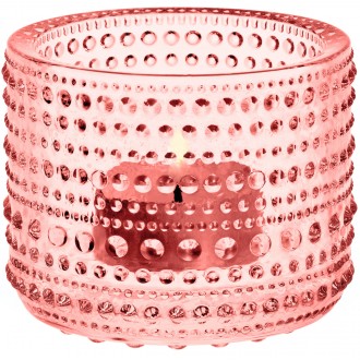 Ø6,4cm - Kastehelmi candle holder - salmon pink - 1007715