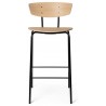 H64cm - oak - Herman bar stool (counter)