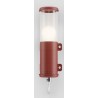 red + clear finish polycarbonate - Bendz Wall Lamp