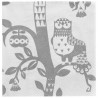 33 x 33 cm serviettes en papier - gris - Taika - 1063051