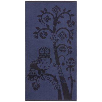 70 x 140 cm serviette de bain - bleu - Taika - 1056772