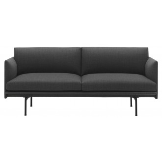 2-seater Outline sofa – Remix 163 + black legs