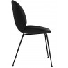 Black Basic leather + Black base - Beetle Chair