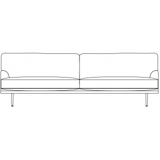 2.5 seater - Flaneur sofa