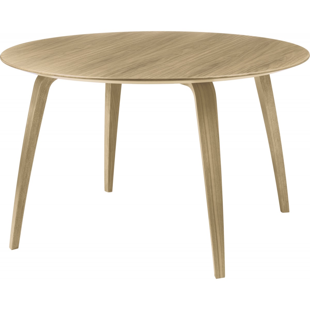 oak - round Gubi dining table  Ø120cm
