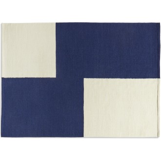 blue offset - 170x240 cm - Flat Works rug - HAY