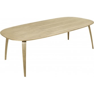 oak - elliptical Gubi dining table 120 x 230 cm