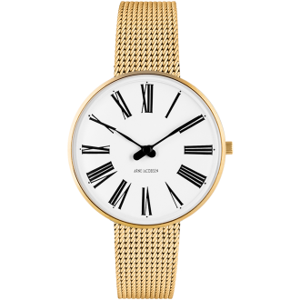 Roman watch - Ø30, Ø34 or Ø40mm - gold/white, gold