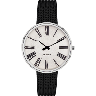 Roman Sunray watch - Ø34 or Ø40mm - stainless steel, black mesh