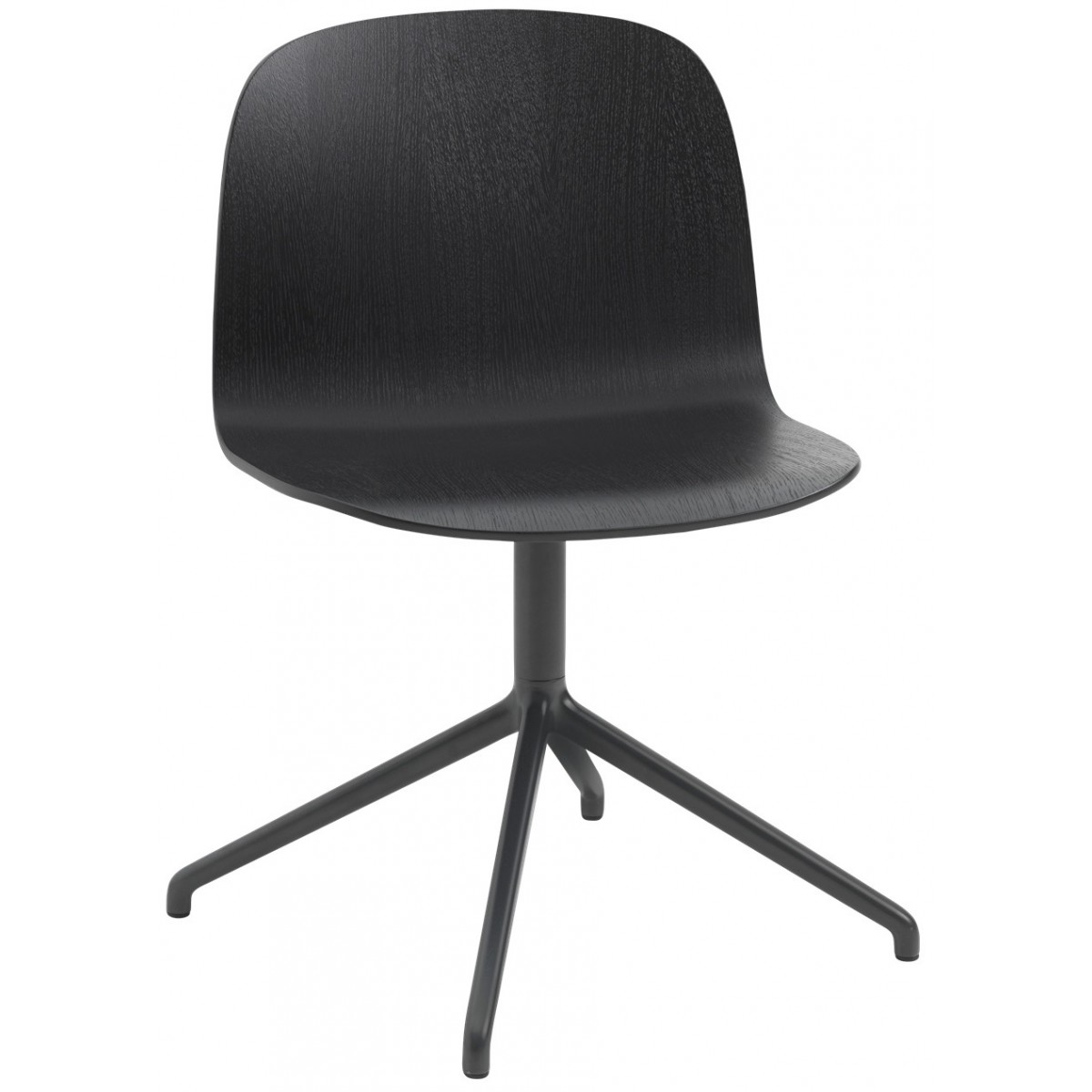 black, no castor - Visu Wide chair swivel base