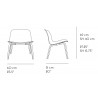 Re-wool 108  + grey base - Visu lounge upholstered
