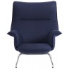 Doze lounge chair - Balder 782 - chrome base