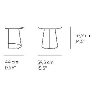 half size - black - Airy table