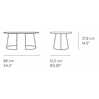 M - plum - Airy table