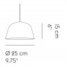grey - Ø25cm - Ambit pendant